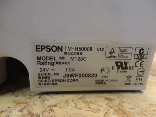 EPSON TM-H5000II POS RS232 Serial Apothekendrucker ThermoKassen Bondrucker M128C - Bild 3 von 3