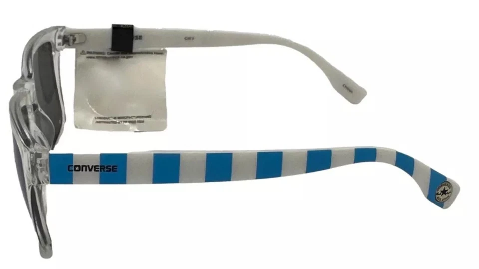 Converse кристалл синий белый мужской солнцезащитные очки квадратный пластиковый синий вспышки объектив H106 - Изображение 4 из 4