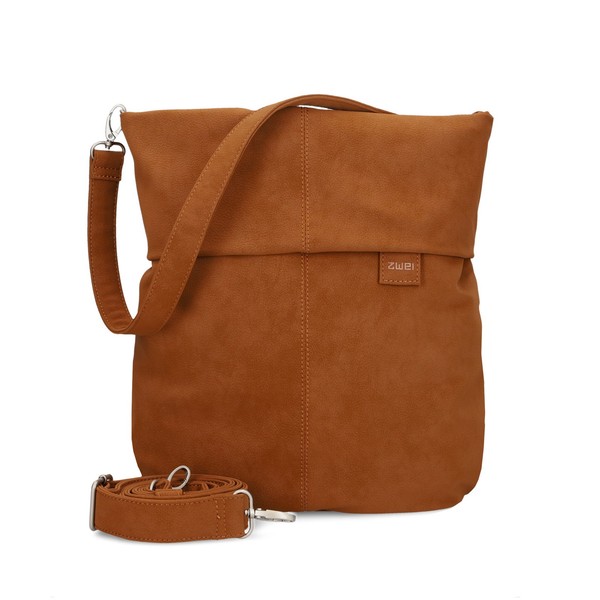 Zwei Mademoiselle.M Umhaengetaschee Tasche M12 Nubuk-Cognac-image
