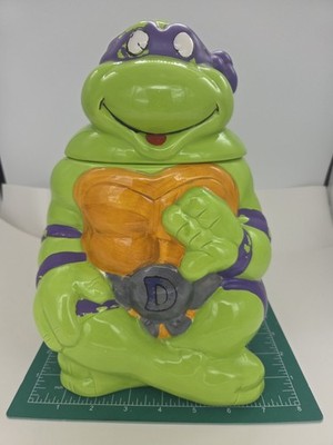 1990 Mirage Teenage Mutant Ninja Turtles TMNT Donatello Vtg Cookie Jar No Box