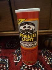 Vintage 1970 s Pringles Potato Chip Can red o...