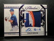 2024 Panini Flawless - Prospect Patch Colin Houck #PPA-CH 1/3! (AU, MEM, RC)
