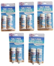 5x New Clorox Salt Pool&Spa Water Test Strips Salt Balancer Levels exp 08/2026