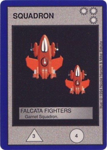 Falcata Fighters - Garnet Squadron - SotG Base Set - Star of the Guardians CCG - Imagen 1 de 6