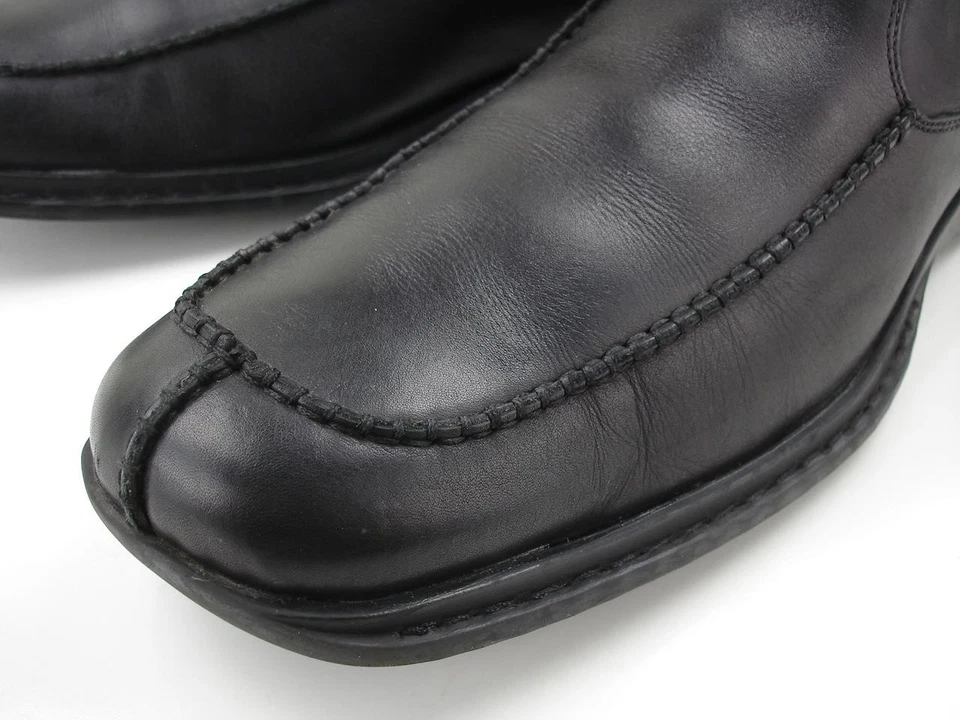 Men's 14 M Kenneth Cole Reaction Double Touch Black Leather Chelsea Ankle Boots - Image 3 of 4