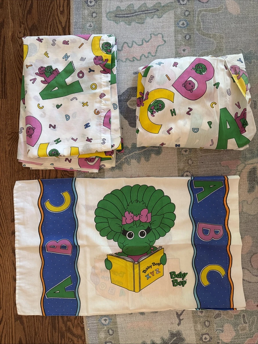 Barney アルファベット ビンテージシーツ② 未使用品 barney bedding products for sale | eBay