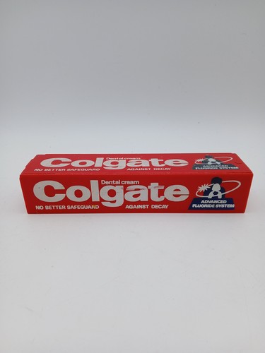 Vintage Colgate Dental Cream Toothpaste Advanced Fluoride System ...