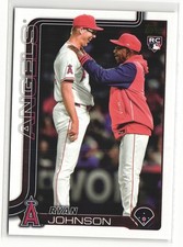 2025 Topps Update Ryan Johnson Golden Mirror Image Variation RC Rookie #US121
