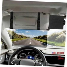 Black Sun Visor Extender for Car - Side Blocker with Side Sun Visor Extender