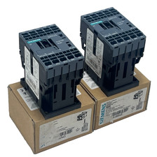 2 SIEMENS Sirius 3RT2015-2BB42 Contactor 7A 24VDC 3-Pole Size S00 DIN Rail Mount