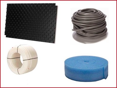 Fußbodenheizung Noppensystem mit 30 mm Dämmung Set Basis 11,2 bis 179,2 m²