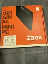 ZOTAC ZBOX-P1225-W2B Mini PC Pico Intel Celeron Win10 4g Ram 32g Storage