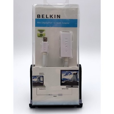 Belkin Mini DisplayPort to HDMI Adapter   Open Box   MacBook Pro Compatible