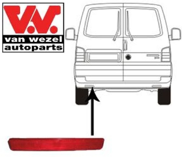 VAN Wezel 5896929 RüCkstrahler FüR VW-image