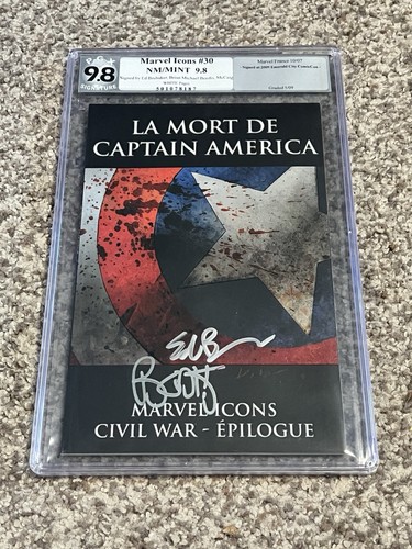 Marvel Icons #30 Francia ~ PGX Signature Series 9.8 ~ Brubaker, Bendis & McCaig