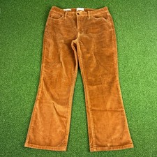 Universal Thread Brown Corduroy Ankle Bootcut Pants Womens 12/31R