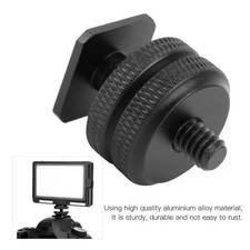Camera Hot Shoe Mount Adapter 1/4 Inch Camera Mount Screw Flash Shoe to Tripod