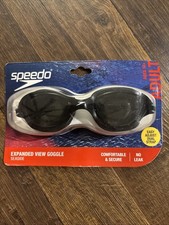Speedo Adult Expanded View Goggles Seaside Anti Fog UV Protection New 14 