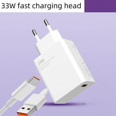 For Xiaomi Schnellladegerät 33W Ladekabel Adapter Netzteil USB-C