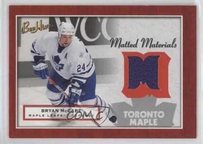 2005-06 Upper Deck Bee Hive Matted Materials Bryan McCabe #MM-MC 9oa