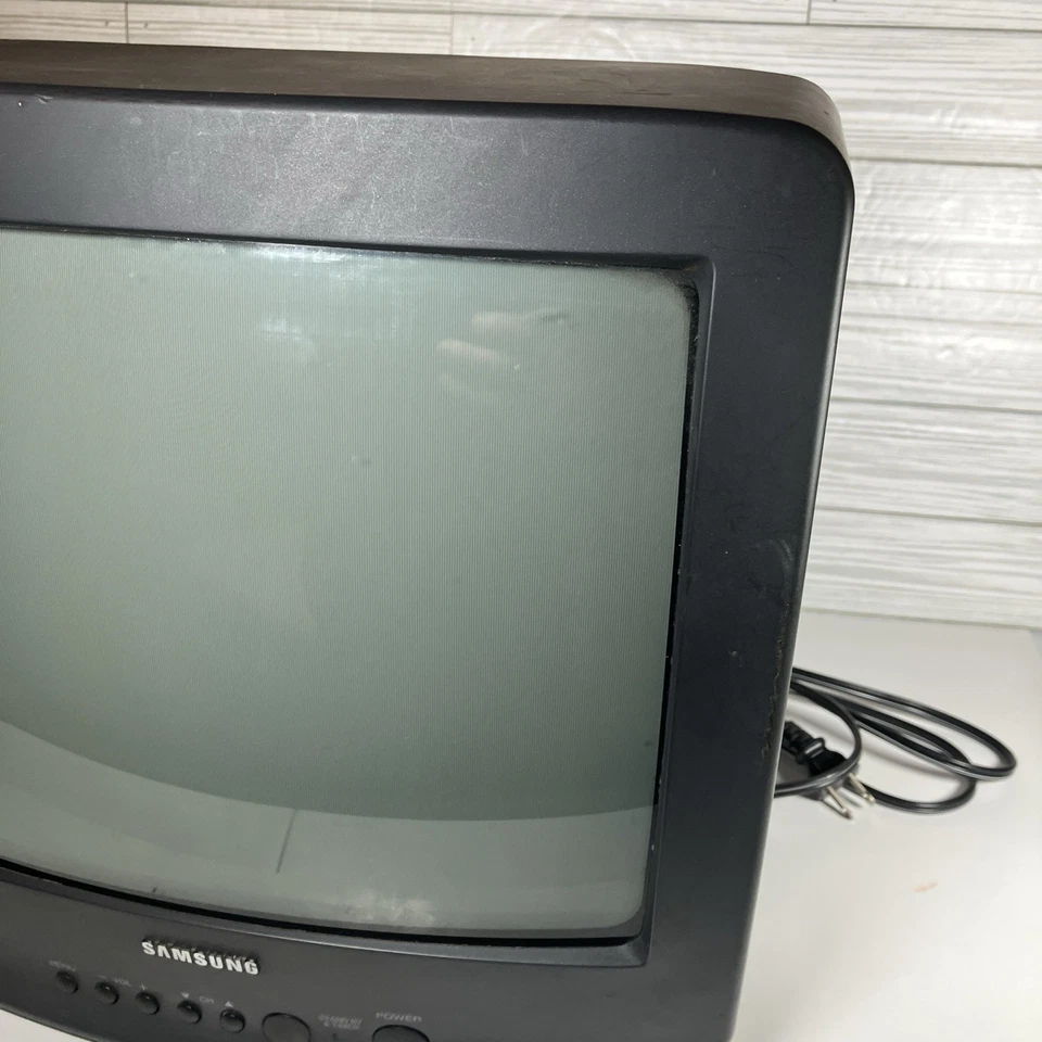 Samsung TXD1372 CRT 13" TV Retro Gaming TV Tested & Working Front Inputs Vintage - Image 4 of 4