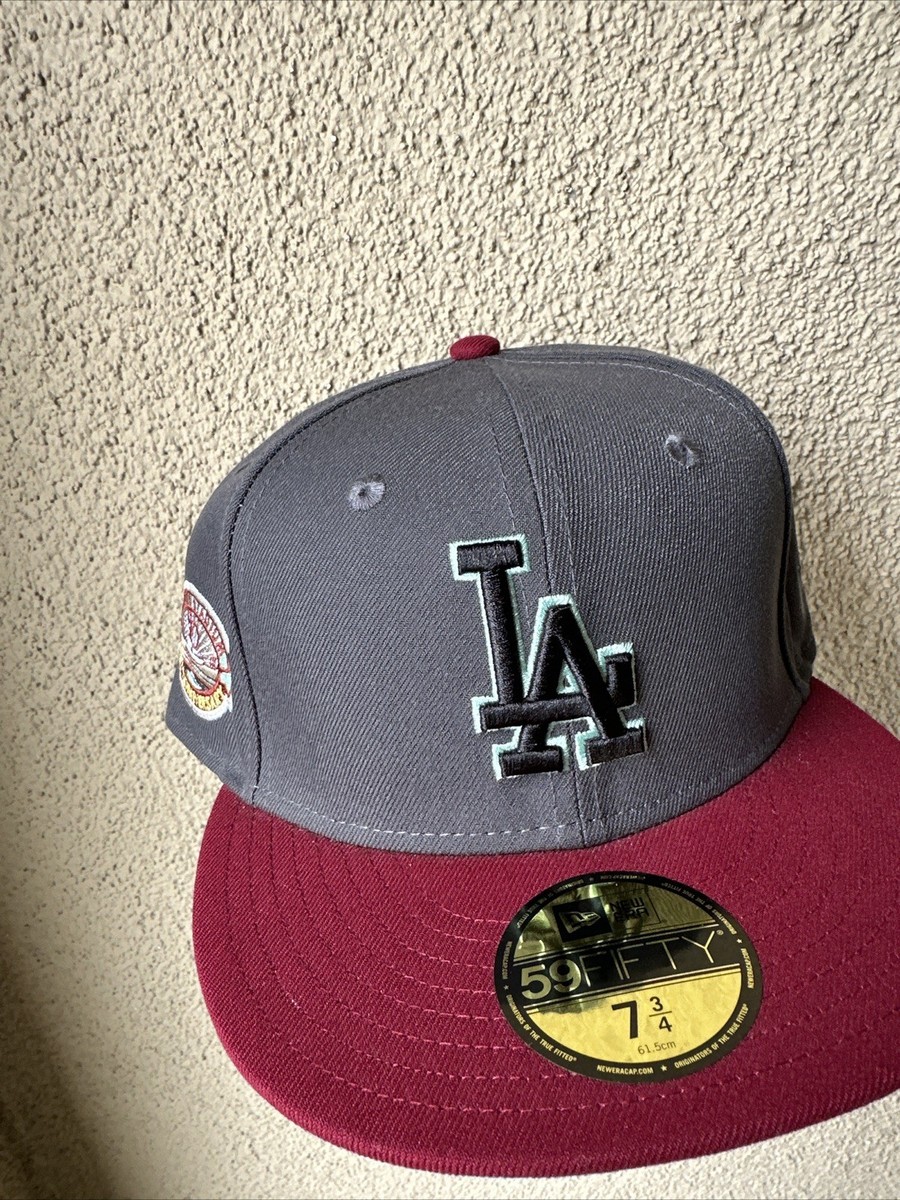 帽子 NEW ERA Dodgers LONGBRIM HAT 7  3/4 New Era Los Angeles Dodgers Long Brim Fitted Hat Blue MLB