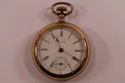 Antique Waltham 15 Jewels Gold Filled Pocket Watch Pre-Owned Runs (43-14a)