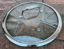 HexClad Authentic 10 Inch Lid Hybrid Cookware Tempered Glass Lid Replacement 8Qt