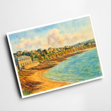 A6 PRINT - The Idle Rocks Hotel, St Mawes (a) - Vintage Art Style
