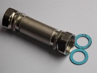 "Edelstahl Wellrohr Ausziehbarar Verbinder 260 - 520Mm Ig 1 X 1\" Ig Solar Heizung"