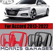 For Honda Accord 2014-2022 8th 9th 9.5th 10th Generation 2pcs 3d Emblems Car Gri For Honda Accord 2014-2022 8th 9th 9.5th 10th Generation 2pcs 3d Emblems Car Gri