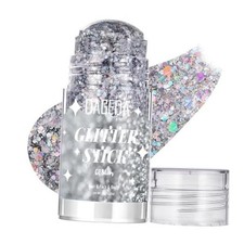 Body Glitter Stick, Sparkly Hair Face Glitter Makeup Stick Silver