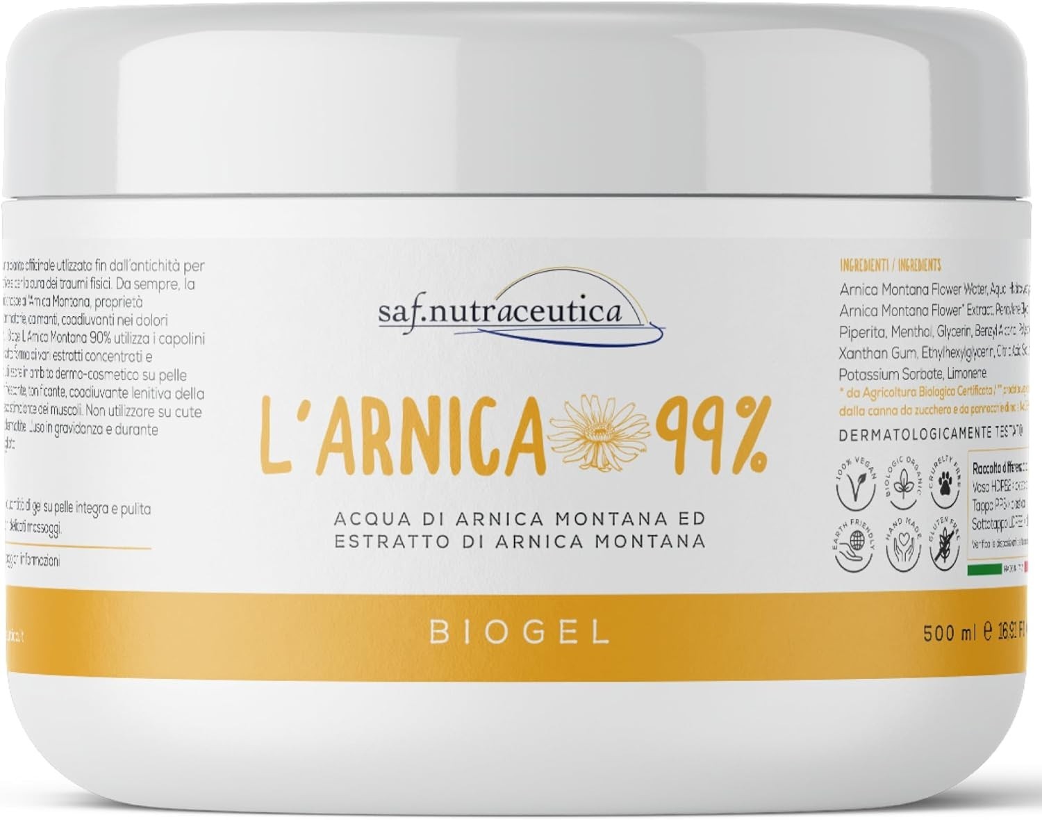 Arnica Montana 99% Biogel Saf.Nutraceutica Uso Cavalli e Umano