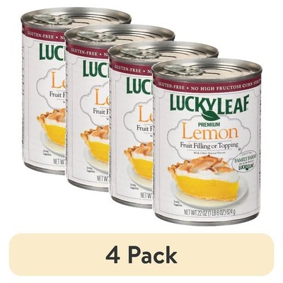 Lemon Fruit Filling and for Cakes Pies Desserts 22 oz Bulk 4 Pack