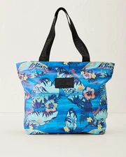 Aloha Collection Tommy Bahama Day Tripper Bag Travel Top Zipper Hawaiian Ocean
