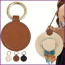 1PC Magnetic Hat Clip On Bag Hat Holder For Handbag Backpack Luggage PU Leather