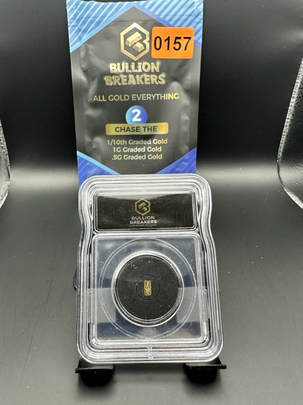 Bullion Breakers 1 Grain .999 Fine Gold Bullion Bar ICG CERT 🔥