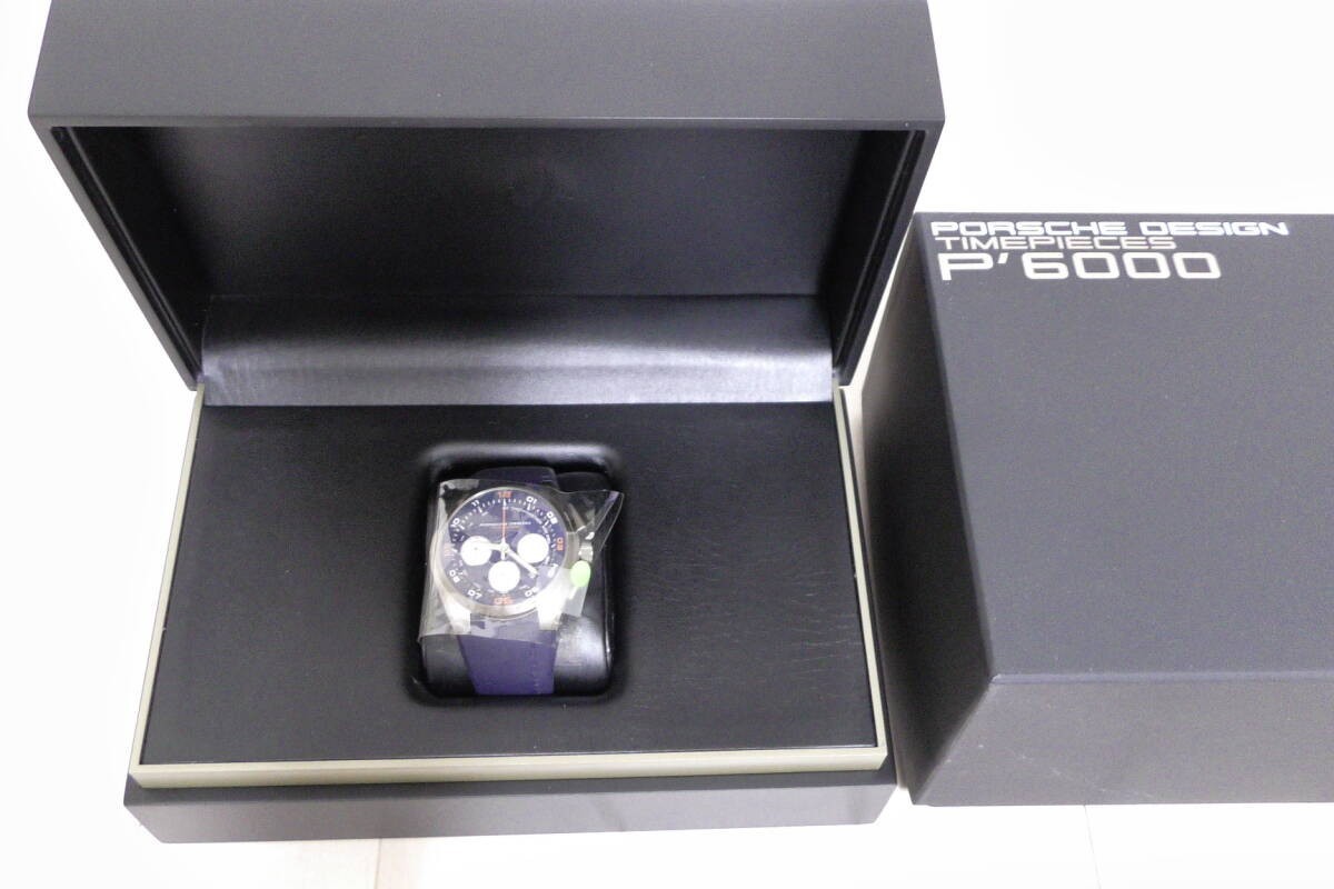 PORSCHE DESIGN Dashboard chronograph see-through back P6620 Navy