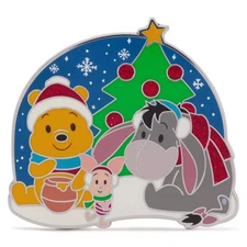 Disney Winnie the Pooh and Pals Holiday Pin 2025 NEW