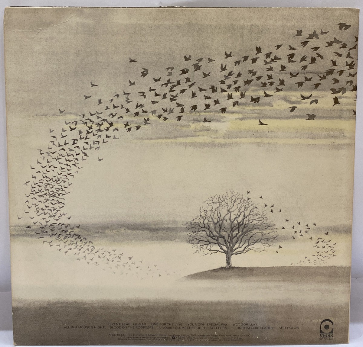 Genesis Wind And Wuthering 1976 Album LP ATCO Records SD 36-144