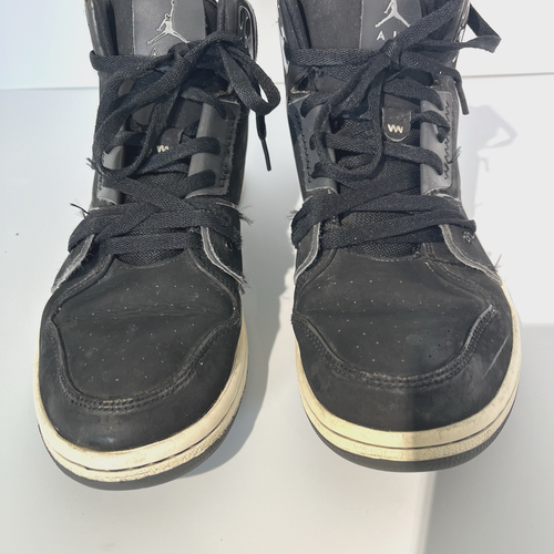 Nike Air Jordan 1 Flight 2 Shoes Mens 9 Black Athletic Basketball Sneakers - Picture 12 of 14