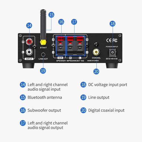 LEPY-T1 Aluminum Amp: Auto Memory Resume & EQ Sound Mode Switch - Picture 14 of 20