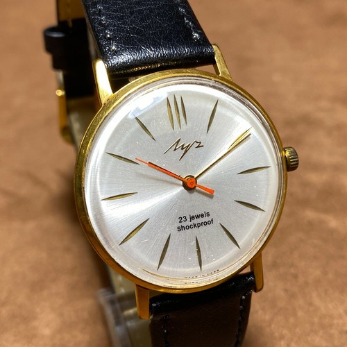 Luch Ultra Slim Vintage Men's Watch 2209 Soviet Mechanical Wrist Watch 23 Jewels - Picture 2 of 12