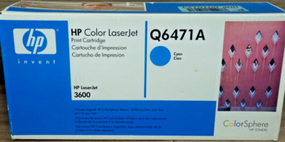 Genuine HP Q6471A 3600Cyan Color Laser Jet Ink Cartridge Brand New 502A
