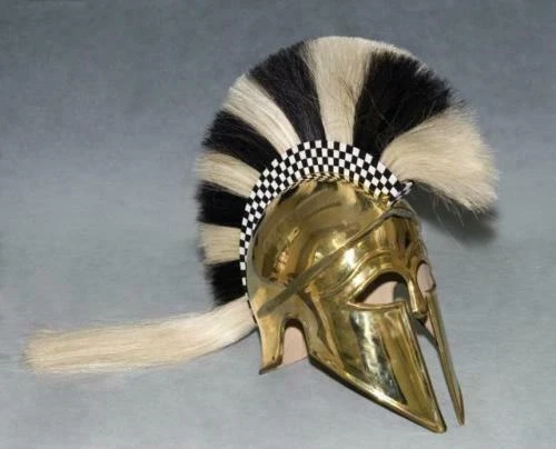 Mittelalterlicher tragbarer griechischer korinthischer Helm Rüstung Griechischel - Bild 1 von 1