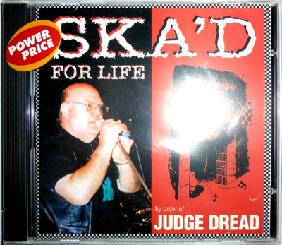 Judge Dread - Ska`d For Life / CD / 1996 / OVP Sealed / USA / Reggae Ska Best Of