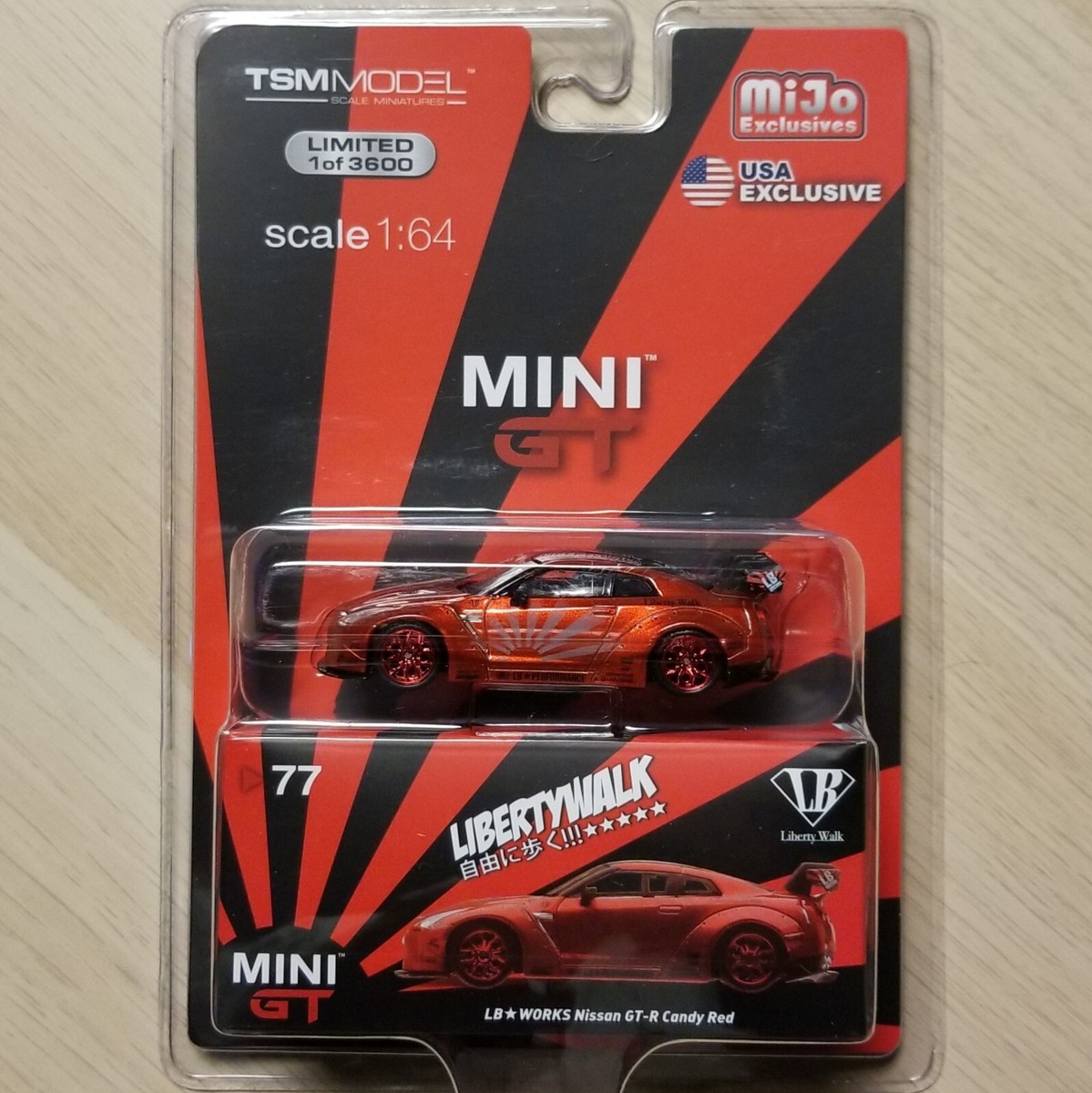 MINI GT LB☆Works Nissan GT-R Candy Red