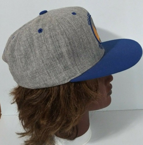 Golden State Warriors Mitchell & Ness hat NBA basketball snapback cap gray blue - Picture 4 of 7
