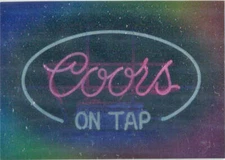 Coors Beer Bright Lights Chase Card BL1 Rocky Mountain Legend