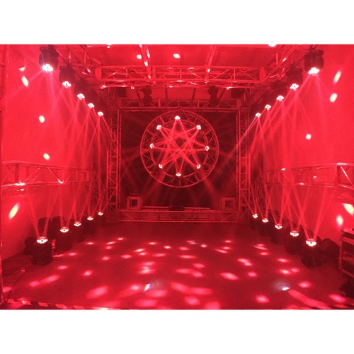 Eliminator Stealth Wash Zoom 7 x 12 Watt RGBW LED DMX Moving Head Wash Light ADJ - Picture 6 of 11